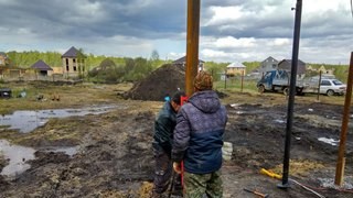 Заказать монтаж винтовых свай в Осинники - цена под ключ с доставкой от 1866 шт