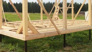 Сарай на винтовых сваях или хозблок на сваях Осинники цена от 2540 руб. / шт.