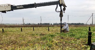 Установка винтовых свай Осинники цена от 3110 руб.