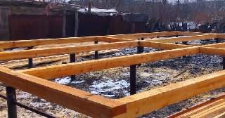 Пол на винтовых сваях Осинники цена от 15548 руб.